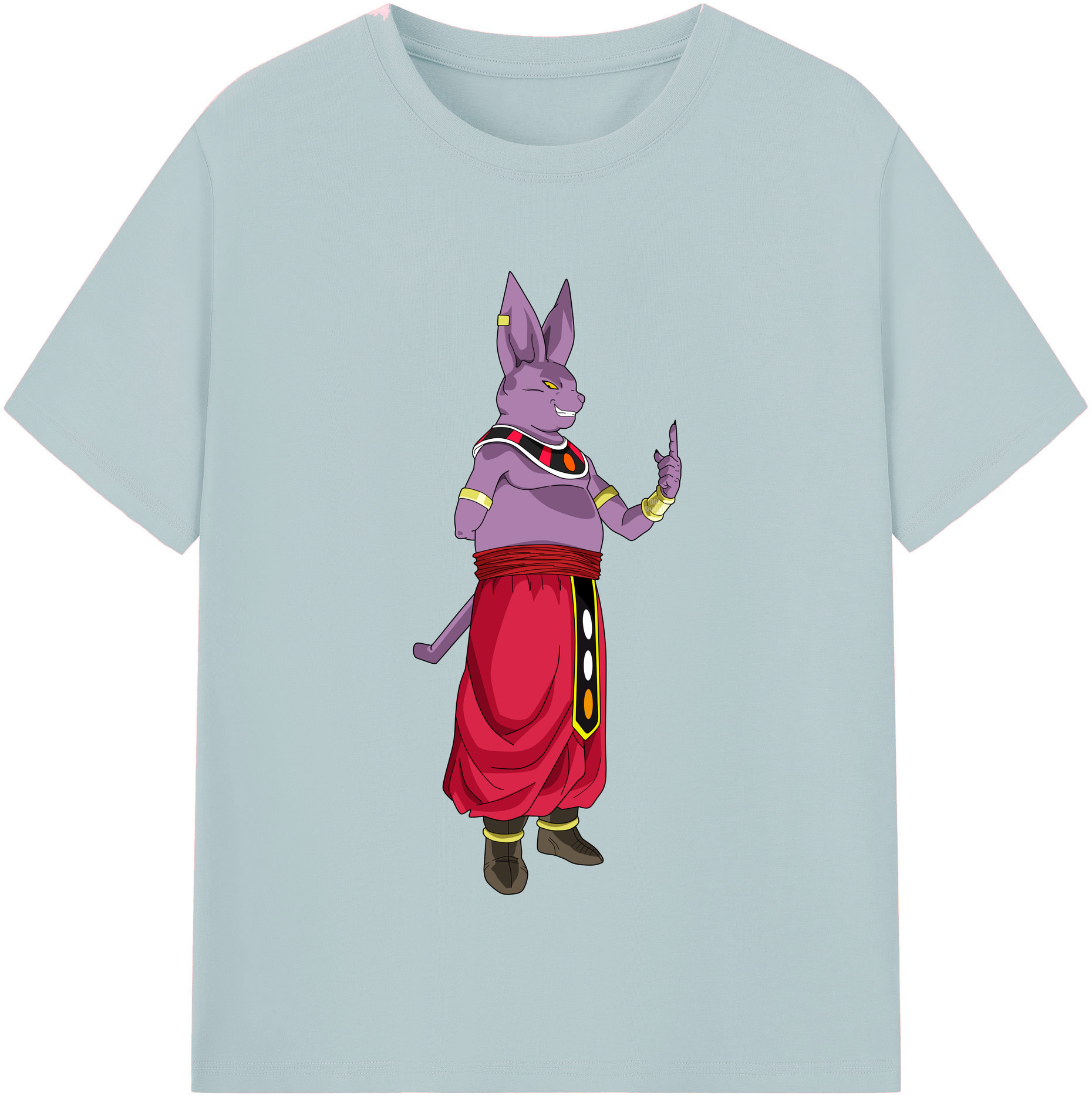 （画像用） ドラゴンボール シャンパ DRAGON BALL Champa 綿100％半袖Tシャツ（フロントプリント）